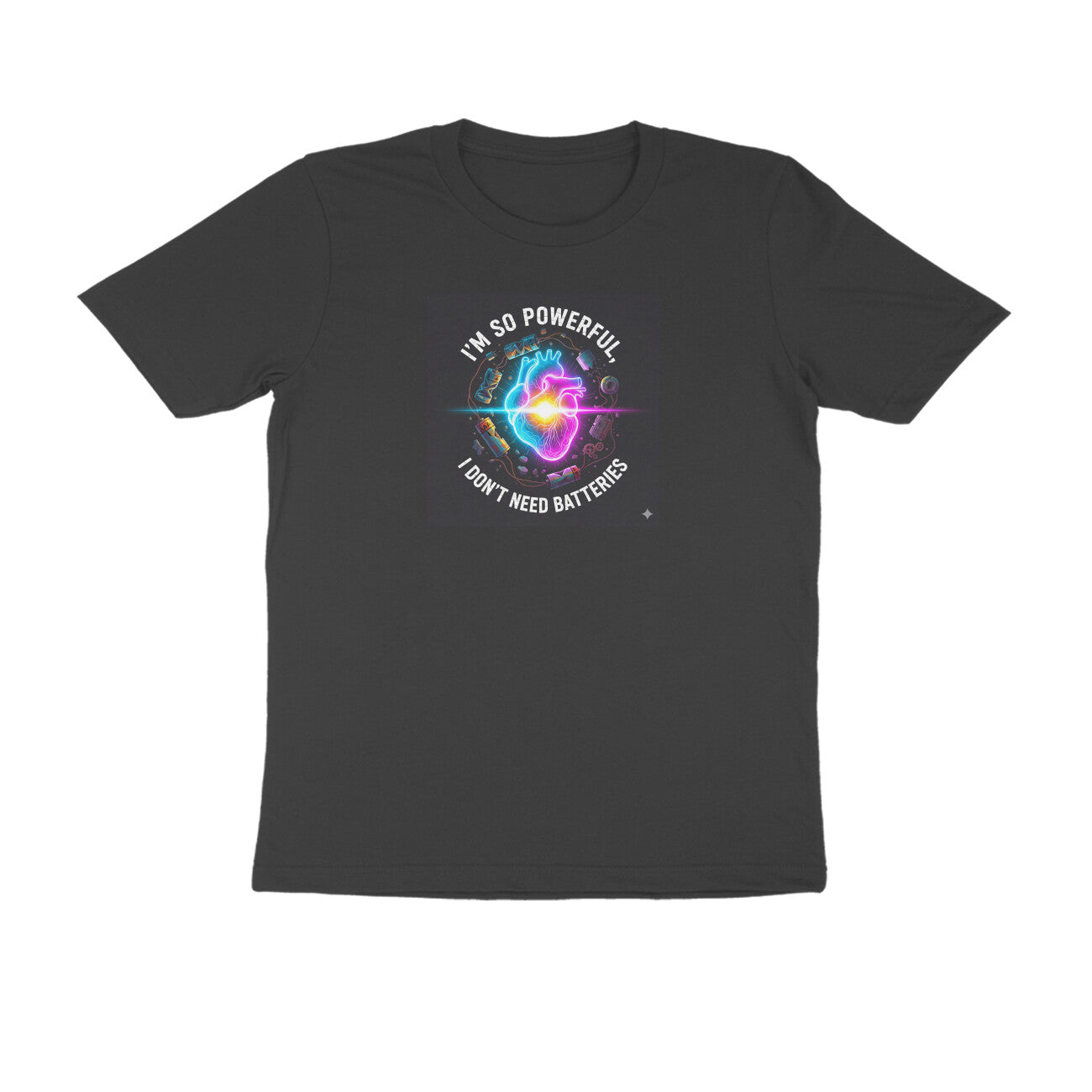 Powerful Short Sleeve Round Neck T-shirt