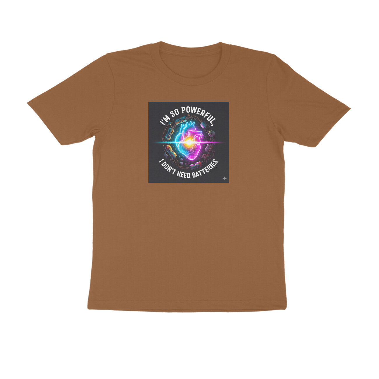 Powerful Short Sleeve Round Neck T-shirt
