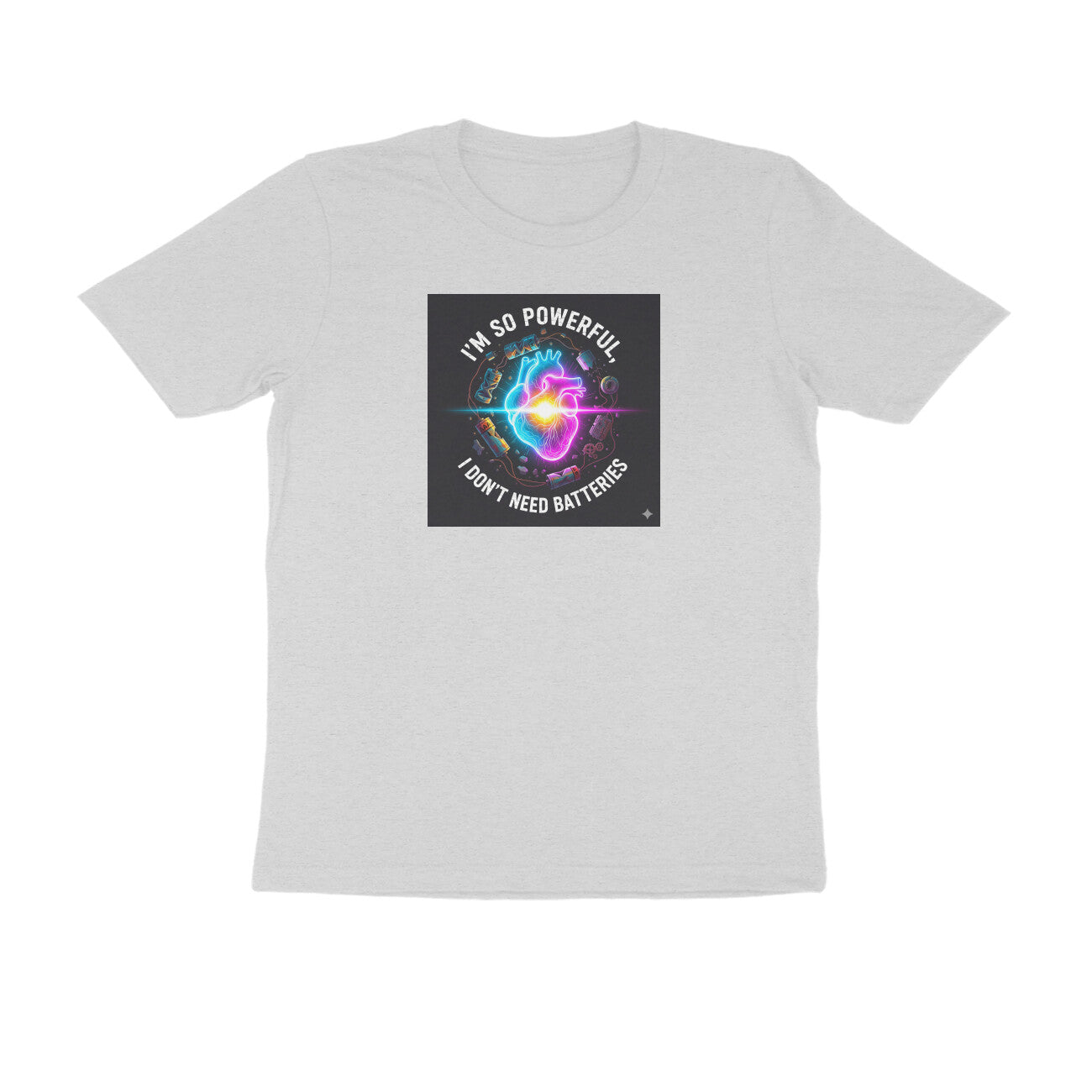 Powerful Short Sleeve Round Neck T-shirt