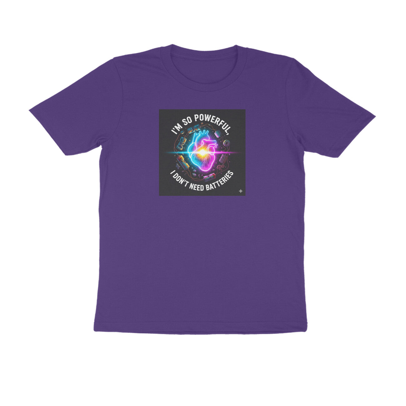 Powerful Short Sleeve Round Neck T-shirt