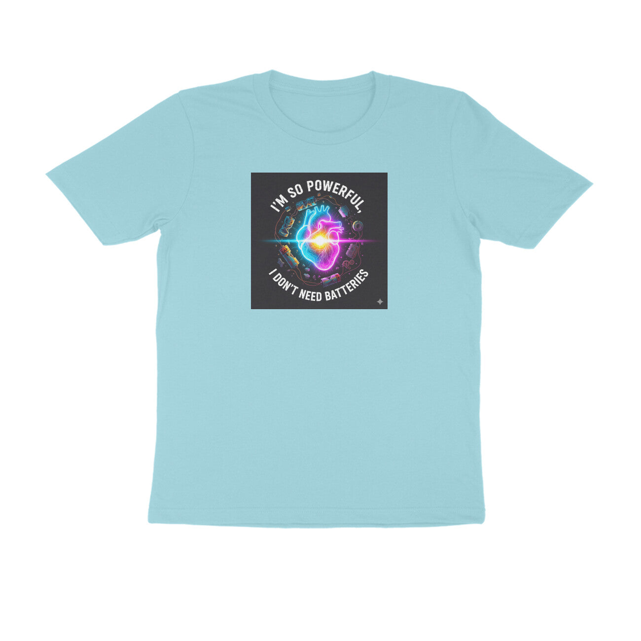 Powerful Short Sleeve Round Neck T-shirt
