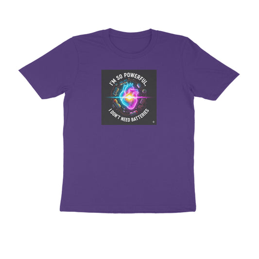Powerful Short Sleeve Round Neck T-shirt