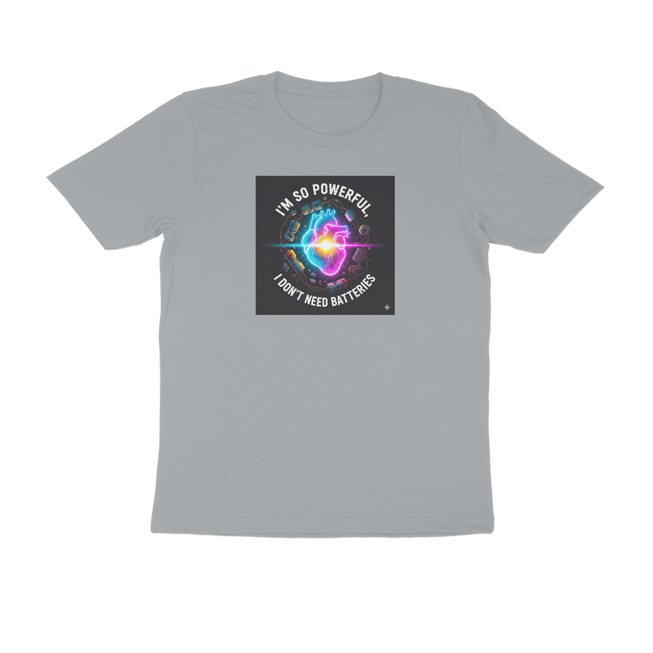 Powerful Short Sleeve Round Neck T-shirt