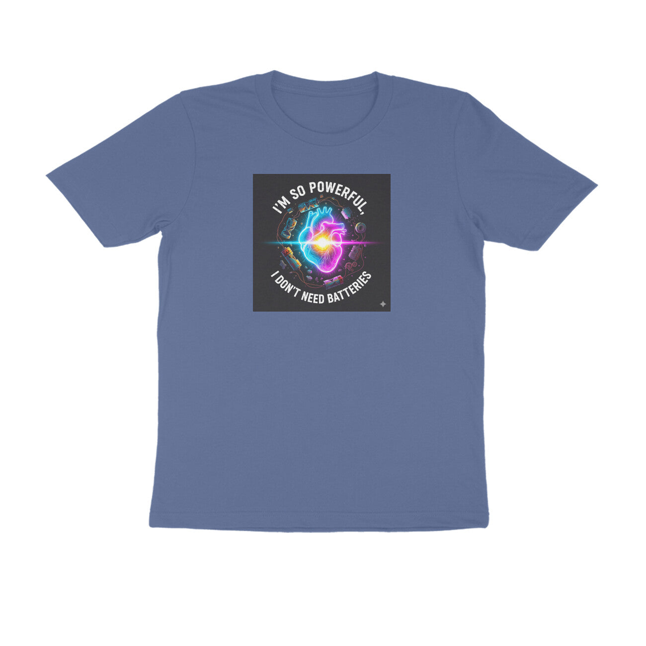 Powerful Short Sleeve Round Neck T-shirt