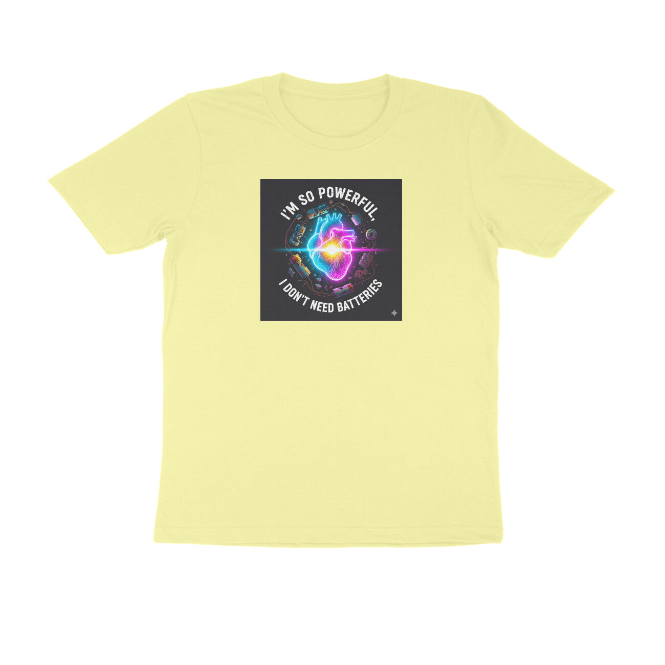 Powerful Short Sleeve Round Neck T-shirt