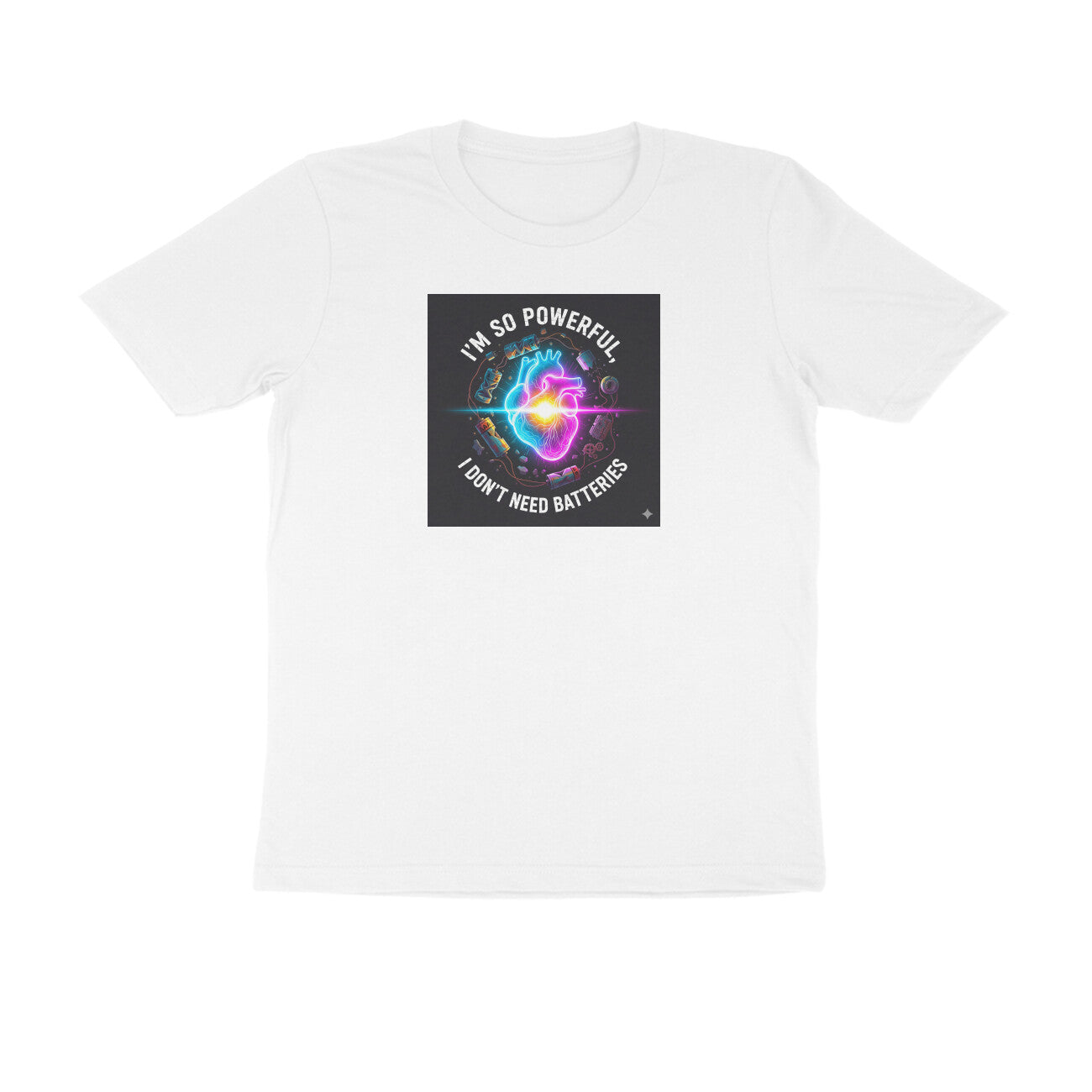 Powerful Short Sleeve Round Neck T-shirt